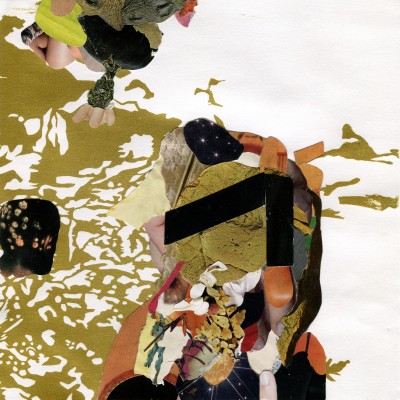 "#7 Never Forever/ Series" Collage on silk-screened paper  9" x 9" 2012