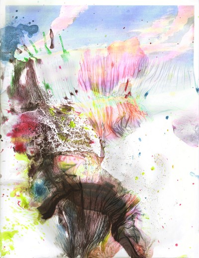 Rooftop Explosion Altered inkjet print on photo paper Dimensions variable 2013